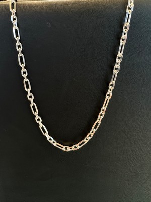 Luna Gümüş 4,5 mm Ataç Model Erkek Gümüş Zincir