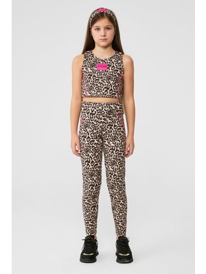 Tyess Bg Store Kız Çocuk Desenli Tayt