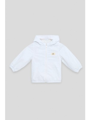 Bg Store Erkek Bebek Beyaz Rüzgarlık