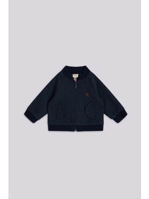 Layette Bg Store Erkek Bebek Lacivert Ceket 1,5 Yaş Standart Kalıp Klasik Yaka Günlük Stil