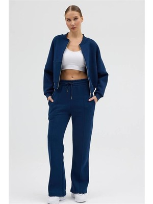 Neşeli Butik Kadın 3 Iplik Şardonlu Cepli Premium Eşofman Takımı NBHS001