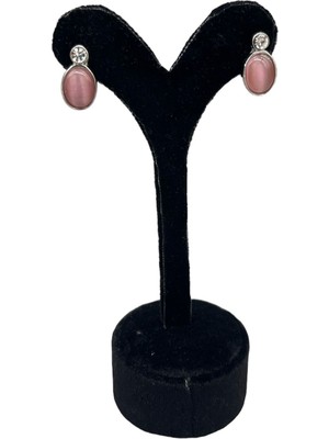 Megass Dekor Süet Kumaş Siyah Renk 12 cm Küpe Sergileme Aksesuar