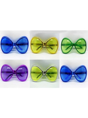 DS LLC 70LI 80LI Yıllar Nostalji Yeşilçam Retro Parti Gözlükleri 6 Adet Iegtgrs-34