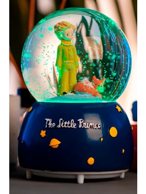 PremiumPort Müzikli Işıklı Otomatik Kar Küresi, Kar Tanesi Püskürtmeli Büyük Boy