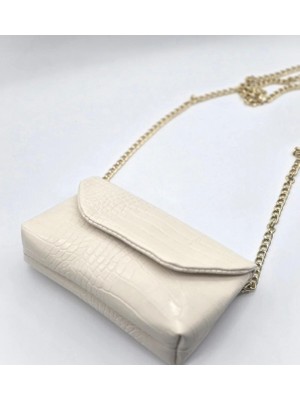 Legend Aksesuar Kadın Zincir Askılı Kroko Çapraz Kol ve Omuz Çantası