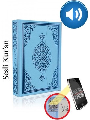 İrgit Store Kuranı Kerim Bilgisayar Hatlı Mavi Renk Hafiz Boy