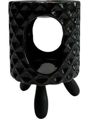 Klc Siyah Seramik Buhurdanlık