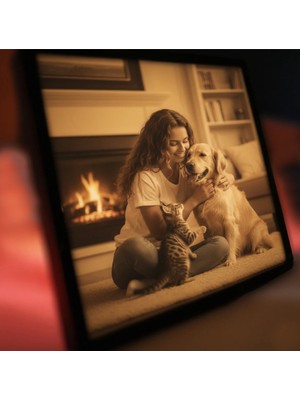 Scaleworks "kişiye Özel" Işıklı Gece Lambası - Fotoğraflı Pilli Dekoratif Hediye