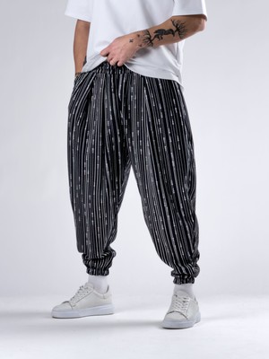 Cocopelli Yağmur Desenli Erkek Jogger Pantolon COC2774