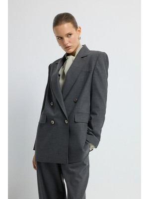 Adl Kruvaze Ceket Antrasit 11946080000