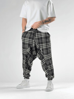 Cocopelli Yeşil Ekose Erkek Spor Şalvar COC2792