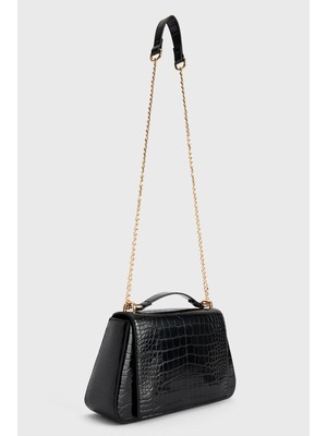 Love My Body Tokalı Zincir Detaylı Çanta Siyah 121L9585000