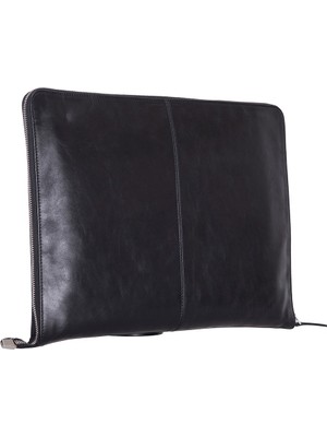 PLM Mıraj – Deri Kılıflı Taşınabilir Lüks Seccade - Siyah Deri