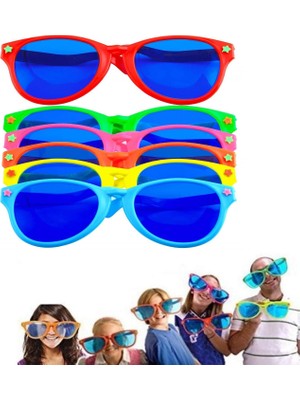 DS LLC Büyük Parti Gözlüğü Rengarenk 6 Adet 27X9 cm Iegtgrs-34