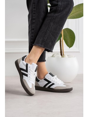 ModaOnn Kadın Düşük Bilek Bağcıklı Sneaker