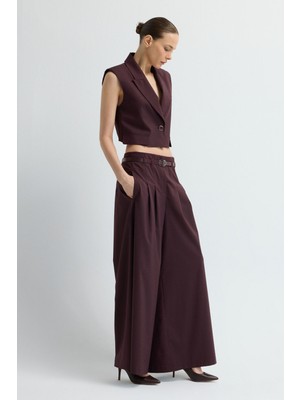 Adl Cepli Pantolon Mürdüm 15345761001