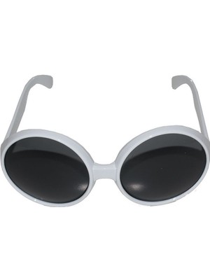 İlk El Grup 80 Li Yıllar Beyaz Renk Nostalji Yeşilçam Parti Gözlüğü Iegtgrs-34