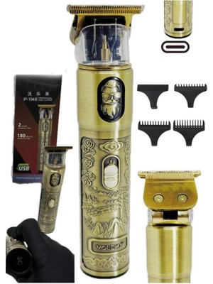 Nuveden Şarj Göstergeli Sakal Lazer Öncesi Vücut Ense Çizim Sıfıra Yakın Tıraş IP-1949 DIE-RSTG34