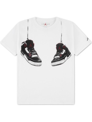 Nike Nıke Jordan Aj3  Shoe Strıngs Erkek Çocuk Tişört 95F483