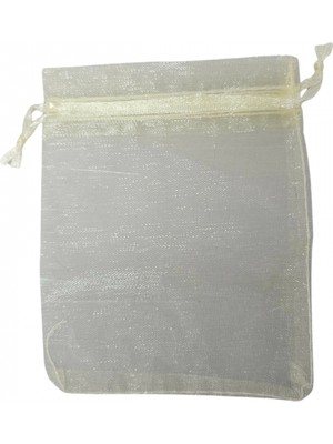 Özer Kutu Organize Tül Krem 25 Adet 9X12 cm Boy Takı, Altın ve Hediye Kesesi
