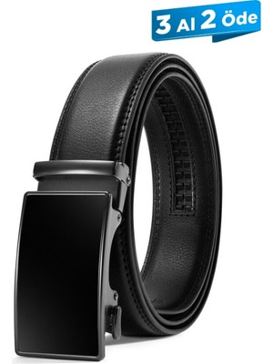 Bosskan Otomatik Tokalı Deliksiz Klasik Erkek Kemeri