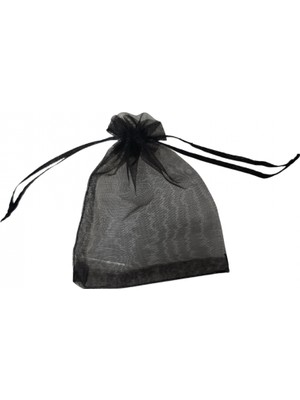 Özer Kutu Organize Tül Siyah 25 Adet 9X12 cm Boy Takı, Altın ve Hediye Kesesi