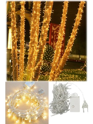 Munico Söz Nişan Iç Dış Dekoratif Sarkıtmalık 10 Metre 100 Ledli Su Geçirmez Peri LED 8 Mod Dekorasyon