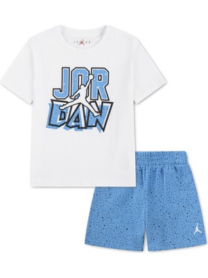 Nike Nıke Jordan Mj The Greatest Speckle Set Erkek Çocuk Tişört-Şort Takım 85F566