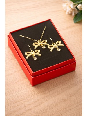 İlkyaz Fashion Fiyong Kutulu Kolye Set