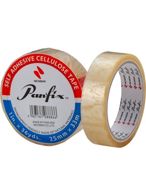 Panfix 25 mm x 33 Metre Selofon Bant 6'lı Teneke Kutu