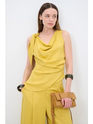 Love My Body Kapaklı Çanta Camel 121L9351000