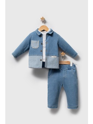 Myroka 3'lü Erkek Takım Mavi