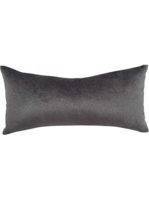 Özer Kutu Süet Orta Boy Bileklik & Saat ve Kelepçe Yastık 8X17 cm Antrasit