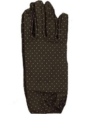 DS LLC Kahverengi Puanlı Çocuk Eldiveni Iegtgrs-34