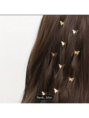 10'lu Saç Küpesi Saç Halkasi Saç Süsleme Boncuklari