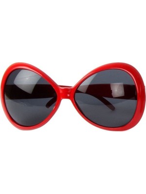 İlk El Grup 70 Li Yıllar Kırmızı Renk Nostalji Yeşilçam Parti Gözlüğü 15X7 cm Iegtgrs-34