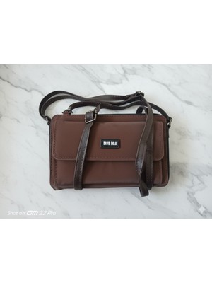 Moda Defne Kadın Askılı Çok Gözlü Çanta Cüzdan