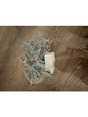 Die Grup 10 M 100 LED Damla Uçlu Mavi Işık Şeffaf Kablo Mz-17-6 DIE-RSTG34