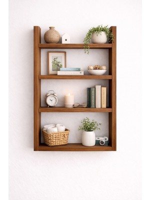 Mobilyacın 4'lü Duvar Rafı-Mutfak-Çok Amaçlı Raf-Barok