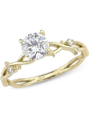 Lilarote Vintage Desen Altın Yüzük