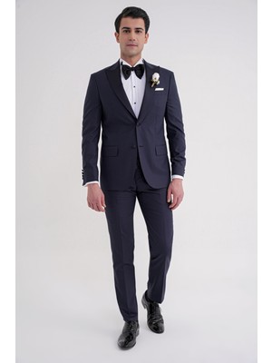 Efor Black 077 Takım Slim Lacivert