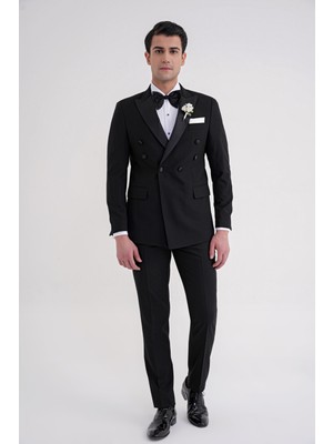 Efor Black 082 Takım Slim Siyah