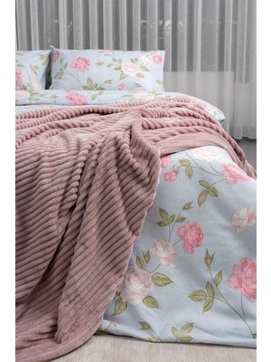 La Notte Tek Kişilik Battaniye Gül Kurusu