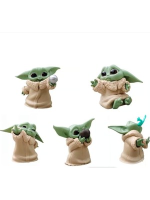 NessiWorld Mini Baby Yoda Figür 6 Adet