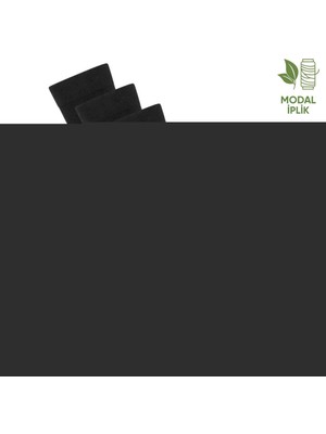 Savage Modal Iplik Erkek Soket Çorap - 3 Çift - Dikişsiz - Atlas - 18002 - Set 5