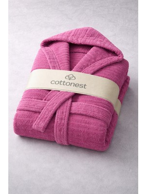 Cottonest Doğa Serisi Bornoz Kapüşonlu 1 Adet