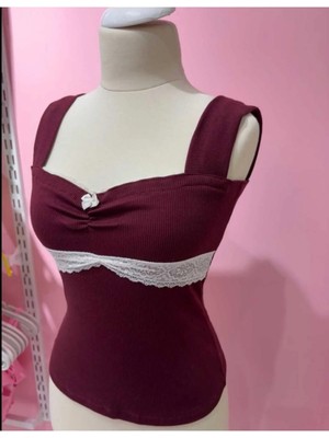 İsra Ayyıldız Moonstar Collection Kalın Askılı Pinterest Tam Boy Coquette Bluz