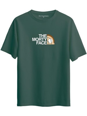 Risil-Nu Company Unisex Oversize Morty Baskılı Pamuklu Tişört | Yumuşak Dokulu, Rahat ve Casual Fashion