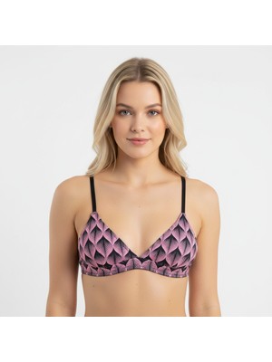 Bonbon Kadın Balensiz Desteksiz Üçgen Bralet Sütyen ve String Külot 2'li Takım BB2266