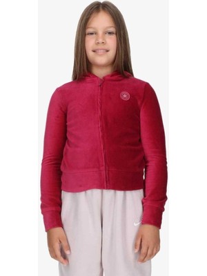 Nike Cnvg Ribbed Velour Full Zip Çocuk Sweat 4CH402